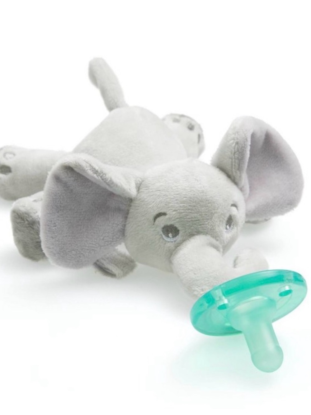 Philips Avent Soothie Snuggle Plush Toy with Teal Pacifier
